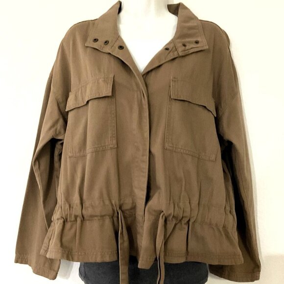 TIME AND TRU BROWN UTILITY JACKET GREAT CONDITION - Picture 5 of 15